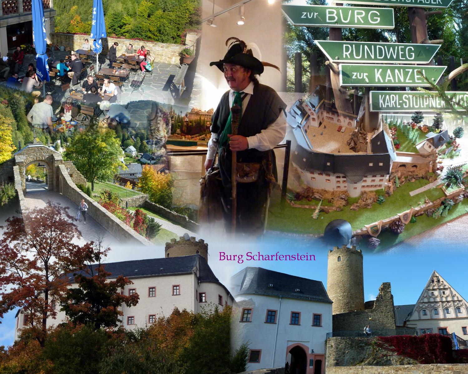Burg Scharfenstein Collage 2